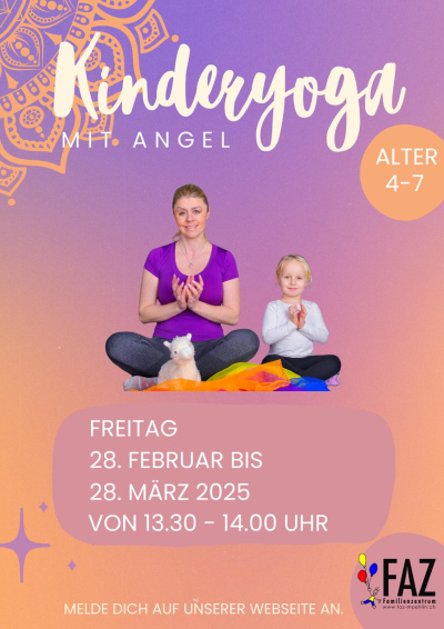 Kinderyoga im FAZ