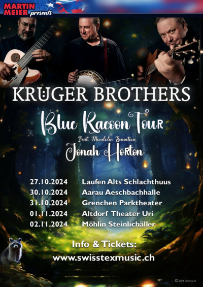 Kruger Brothers auf ihrer 'Blue Racoon Tour' auch in Möhlin, featuring Jonah Horton