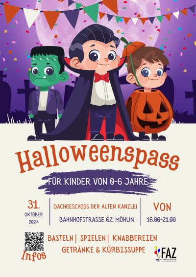 Halloween-Spass im Familienzentrum Möhlin