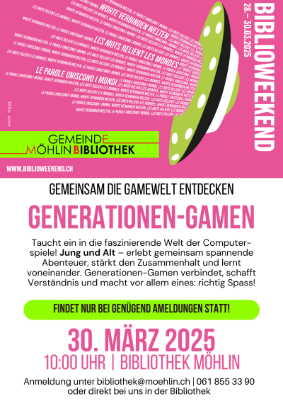 Generationen-Gamen - Gemeindsam die Gamewelt entdecken